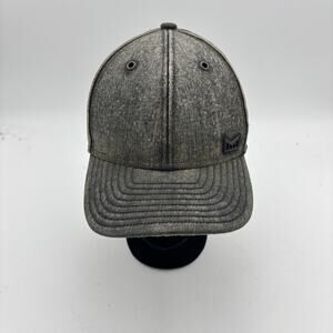 Melin The Haze Denim Leather Strapback Baseball Hat California Luxury Rare